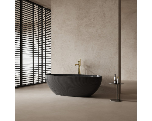 Карбоновая ванна Abber Karbon 170x75 AK9001-1.7 Черная без гидромассажа