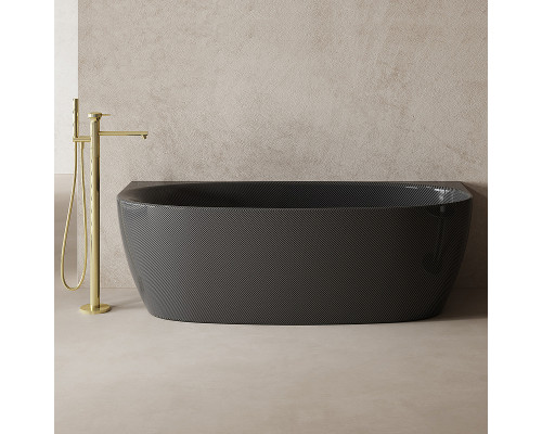 Карбоновая ванна Abber Karbon 170x80 AK9004 Черная без гидромассажа