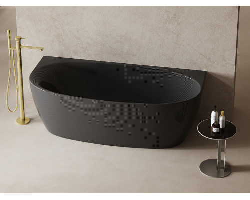 Карбоновая ванна Abber Karbon 170x80 AK9004 Черная без гидромассажа