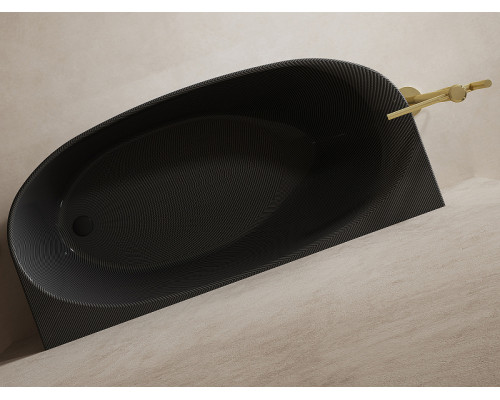 Карбоновая ванна Abber Karbon 170x80 AK9004 Черная без гидромассажа