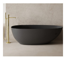 Карбоновая ванна Abber Karbon 170x80 AK9011-1.7 Черная без гидромассажа