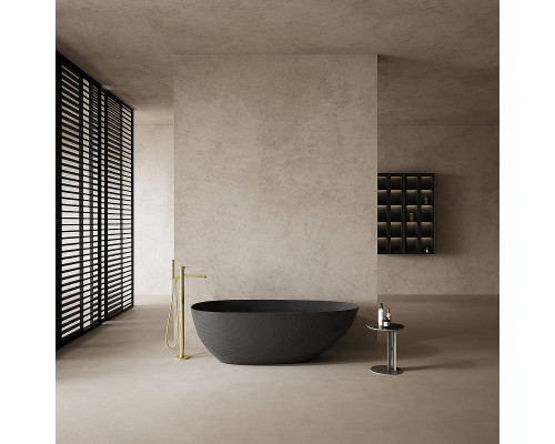 Карбоновая ванна Abber Karbon 170x80 AK9011-1.7 Черная без гидромассажа