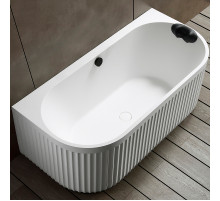 Ванна из искусственного камня Abber Leipzig 170x80 AM9916 Белая матовая без гидромассажа