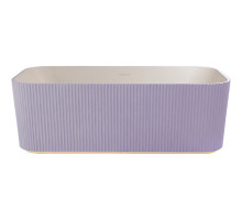 Ванна из искусственного камня Abber Stein 170x75 AS9663Violett Фиолетовая без гидромассажа