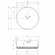 Ванна из искусственного камня Abber Stein 150x150 AS9679 без гидромассажа