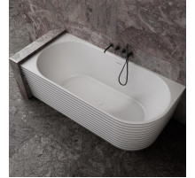 Ванна из искусственного камня Abber Stein 170x80 AS9651 L без гидромассажа