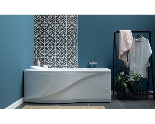 Купить Акриловая ванна Aquanet Borneo 170x90 L 205286 без гидромассажа в магазине сантехники Santeh-Crystal.ru