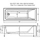 Купить Акриловая ванна Aquanet Bright 180x70 216304 без гидромассажа в магазине сантехники Santeh-Crystal.ru