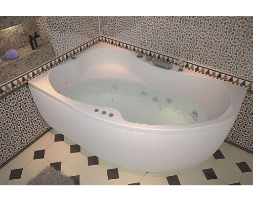 Заказать Акриловая ванна Aquanet Capri 170x110 L 205345 без гидромассажа в магазине сантехники Santeh-Crystal.ru