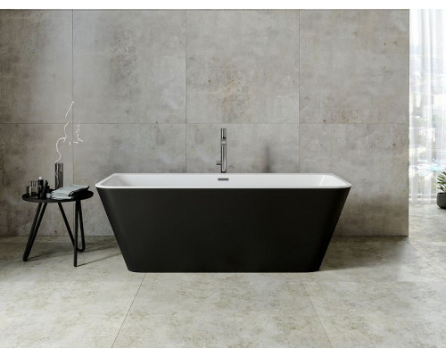 Заказать Акриловая ванна Aquanet Family Perfect 13775-MW-MB 170x75 293081 Черная матовая без гидромассажа в магазине сантехники Santeh-Crystal.ru