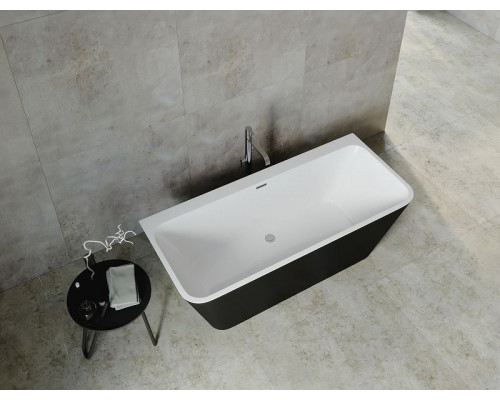 Заказать Акриловая ванна Aquanet Family Perfect 13775-MW-MB 170x75 293081 Черная матовая без гидромассажа в магазине сантехники Santeh-Crystal.ru