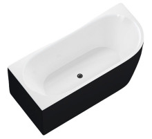 Акриловая ванна Aquanet Family Elegant A 3805-N-GW-MB 180x80 293076 Черная матовая без гидромассажа