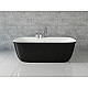 Купить Акриловая ванна Aquanet Family Fine 95778-GW-MB 170x78 292985 Черная матовая без гидромассажа в магазине сантехники Santeh-Crystal.ru