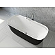 Купить Акриловая ванна Aquanet Family Fine 95778-GW-MB 170x78 292985 Черная матовая без гидромассажа в магазине сантехники Santeh-Crystal.ru