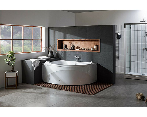 Купить Акриловая ванна Aquanet Jamaica 160x100 L 205486 без гидромассажа в магазине сантехники Santeh-Crystal.ru