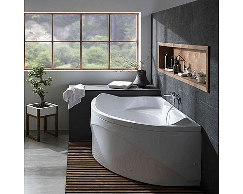 Приобрести Акриловая ванна Aquanet Jamaica 160x100 L 203986 без гидромассажа в магазине сантехники Santeh-Crystal.ru