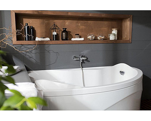 Приобрести Акриловая ванна Aquanet Jamaica 160x100 L 203986 без гидромассажа в магазине сантехники Santeh-Crystal.ru