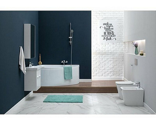 Приобрести Акриловая ванна Aquanet Mia 140x80 L 246496 без гидромассажа в магазине сантехники Santeh-Crystal.ru