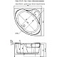 Приобрести Акриловая ванна Aquanet Palau 140x140 205535 без гидромассажа в магазине сантехники Santeh-Crystal.ru