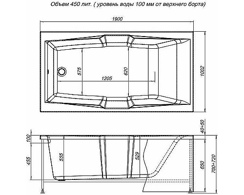 Santeh-Crystal.ru: Акриловая ванна Aquanet Vega 190x100 205556 без гидромассажа Купить Акриловая ванна Aquanet Vega 190x100 205556 без гидромассажа в магазине сантехники Santeh-Crystal.ru