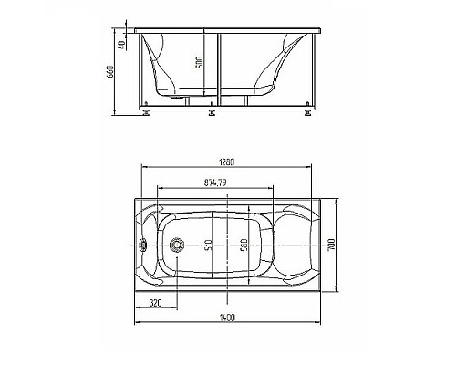 Santeh-Crystal.ru: Акриловая ванна Aquatek Альфа 140х70 ALF140-0000023 без гидромассажа без панелей с каркасом (разборный) со слив-переливом Купить Акриловая ванна Aquatek Альфа 140х70 ALF140-0000023 без гидромассажа без панелей с каркасом (разборный) со слив-переливом в магазине сантехники Santeh-Crystal.ru