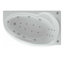 Акриловая ванна Aquatek Бетта 170x97 R BET170-0000009 с гидромассажем с фронтальной панелью с каркасом (разборный) со слив-переливом