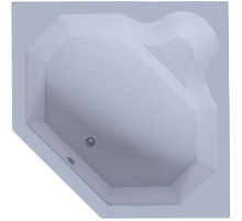 Акриловая ванна Aquatek Лира 148x148 LIR150-0000032 без гидромассажа с фронтальной панелью с каркасом (вклеенный) со слив-переливом
