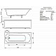 Купить Акриловая ванна Aquatek Лугано 160x70 LUG160-0000001 без панелей, каркаса и слив-перелива в магазине сантехники Santeh-Crystal.ru