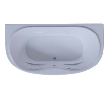 Акриловая ванна Aquatek Мелисса 180х95 MEL180-0000011 без гидромассажа с фронтальной и боковыми панелями с каркасом (разборный) со слив-переливом