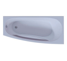 Акриловая ванна Aquatek Пандора 160х75 R PAN160-0000053 без гидромассажа с фронтальной и торцевой панелью (левая) с каркасом (разборный) со слив-переливо