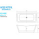 Купить Акриловая ванна Aquatek Верса 178x80 AQ-4880 без гидромассажа в магазине сантехники Santeh-Crystal.ru
