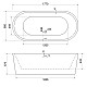 Купить Акриловая ванна BelBagno 177x80 BB109-177-80 без гидромассажа в магазине сантехники Santeh-Crystal.ru