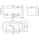 Приобрести Акриловая ванна BelBagno 170x80 BB71-1700-W0 без гидромассажа в магазине сантехники Santeh-Crystal.ru