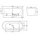 Приобрести Акриловая ванна BelBagno 180x80 BB71-1800-W0 без гидромассажа в магазине сантехники Santeh-Crystal.ru