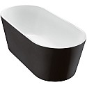 Акриловая ванна BelBagno 170x80 BB71-1700-NERO-W0 Черная Белая без гидромассажа