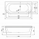 Заказать Акриловая ванна Cezares Metauro 180x80 METAURO-wall-180-80-40-W37 без гидромассажа в магазине сантехники Santeh-Crystal.ru