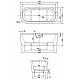 Заказать Акриловая ванна Cezares Slim 180x80 SLIM CENTRAL-180-80-60-W37-SET без гидромассажа в магазине сантехники Santeh-Crystal.ru