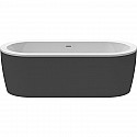 Акриловая ванна Cezares Slim 180x80 SLIM CENTRAL-180-80-60-NERO-SET без гидромассажа Акриловая ванна Cezares Slim 180x80 SLIM CENTRAL-180-80-60-NERO-SET без гидромассажа