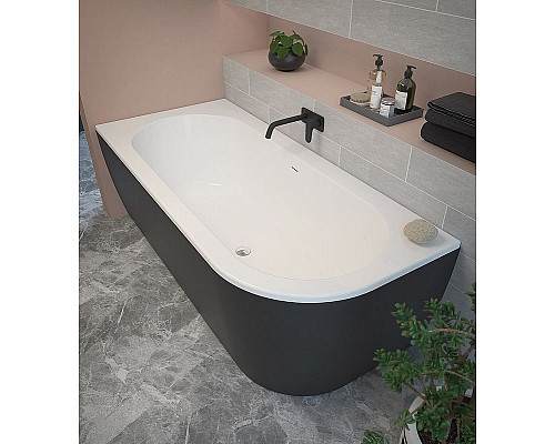Santeh-Crystal.ru: Акриловая ванна Cezares Slim 179x79 L SLIM CORNER-180-80-60-L-NERO-SET без гидромассажа Заказать Акриловая ванна Cezares Slim 179x79 L SLIM CORNER-180-80-60-L-NERO-SET без гидромассажа в магазине сантехники Santeh-Crystal.ru