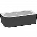 Акриловая ванна Cezares Slim 179x79 R SLIM CORNER-180-80-60-R-NERO-SET без гидромассажа Акриловая ванна Cezares Slim 179x79 R SLIM CORNER-180-80-60-R-NERO-SET без гидромассажа