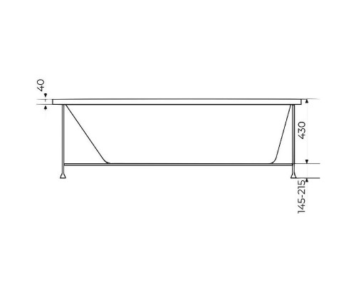 Приобрести Акриловая ванна Creto Scala 180х80 1-1155 без гидромассажа в магазине сантехники Santeh-Crystal.ru