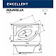 Купить Акриловая ванна Excellent Aquarella 170x110 L WAEX.ARL17.ULTRA.CR с гидромассажем в магазине сантехники Santeh-Crystal.ru