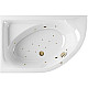 Заказать Акриловая ванна Excellent Aquarella 150x100 L WAEX.ARL15.RELAX.BR с гидромассажем в магазине сантехники Santeh-Crystal.ru