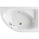 Купить Акриловая ванна Excellent Aquarella 150x100 R WAEX.ARP15.RELAX.BR с гидромассажем в магазине сантехники Santeh-Crystal.ru