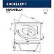 Купить Акриловая ванна Excellent Aquarella 150x100 R WAEX.ARP15.ULTRA.GL с гидромассажем в магазине сантехники Santeh-Crystal.ru
