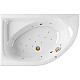 Заказать Акриловая ванна Excellent Aquarella 170x110 L WAEX.ARL17.RELAX.BR с гидромассажем в магазине сантехники Santeh-Crystal.ru