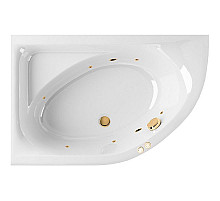 Акриловая ванна Excellent Aquarella 170x110 L WAEX.ARL17.SOFT.GL с гидромассажем