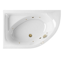 Акриловая ванна Excellent Aquarella 170x110 L WAEX.ARL17.SOFT.BR с гидромассажем