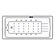 Приобрести Акриловая ванна Excellent Aquaria 170x75 WAEX.AQU17.NANO.CR с гидромассажем в магазине сантехники Santeh-Crystal.ru