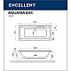 Заказать Акриловая ванна Excellent Aquaria Lux 180x80 WAEX.AQU18.NANO.CR с гидромассажем в магазине сантехники Santeh-Crystal.ru